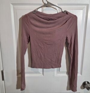 Wild Fable Mauve Long Sleeve Top
